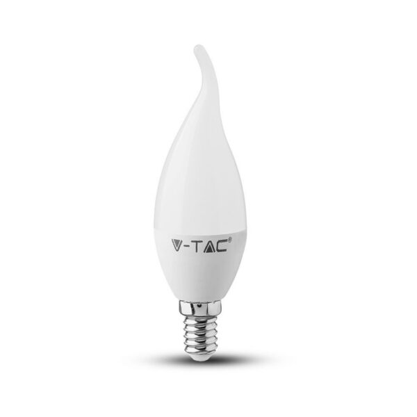 V-TAC PRO LED žárovka E14 C37 5,5W teplá bílá plamen