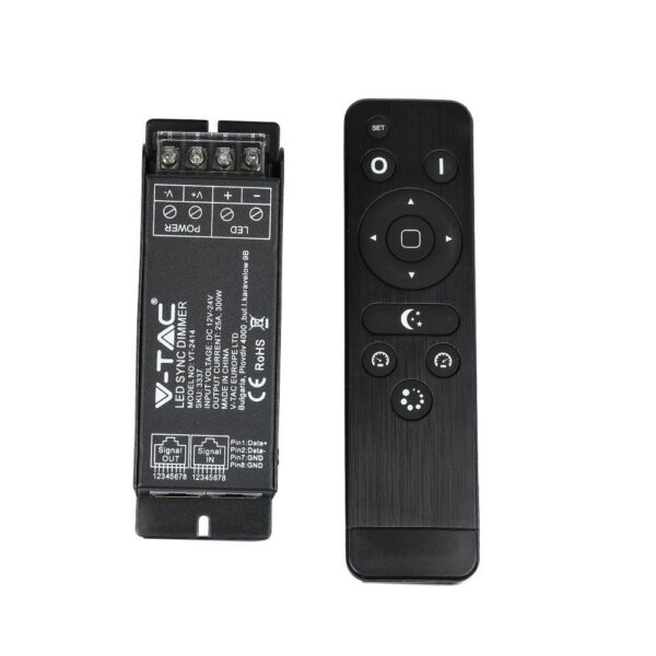 V-TAC ovladač pro LED páseky 12V-24V 300W RF
