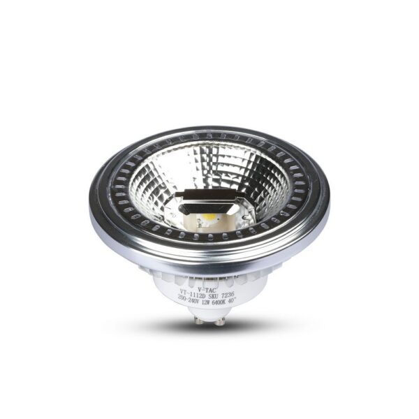 V-TAC LED žárovka GU10 12W AR111 denní bílá