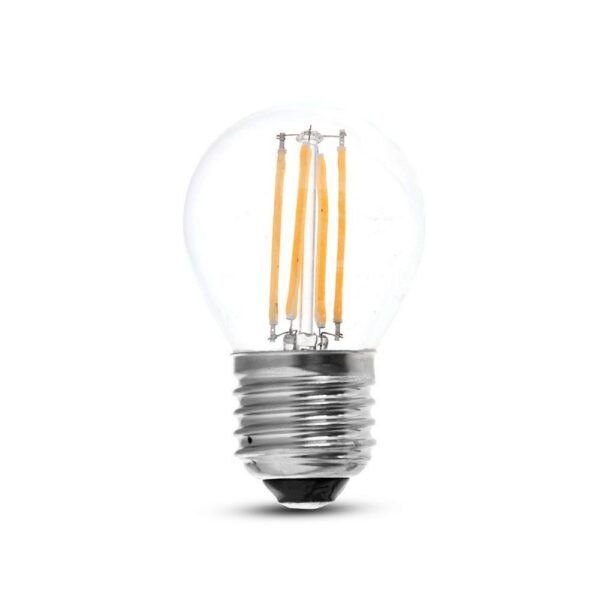 V-TAC LED žárovka E27 G45 4W teplá bílá