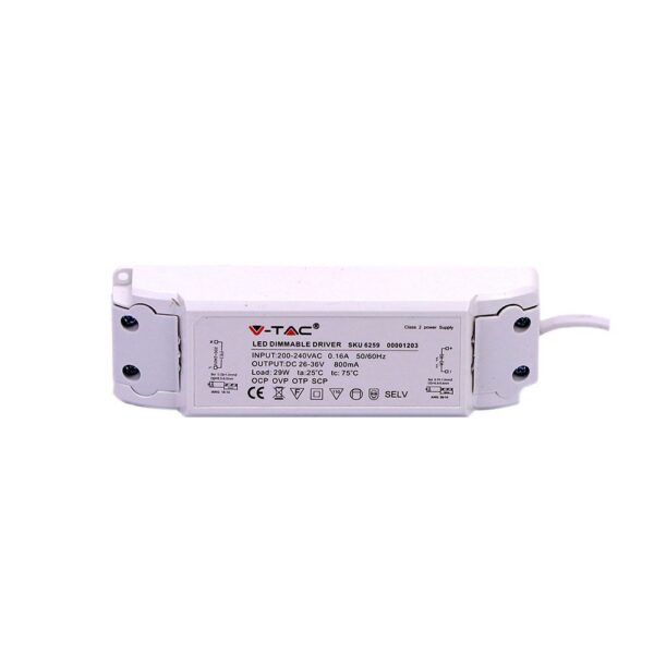 V-TAC napájecí zdroj pro LED panel 29W