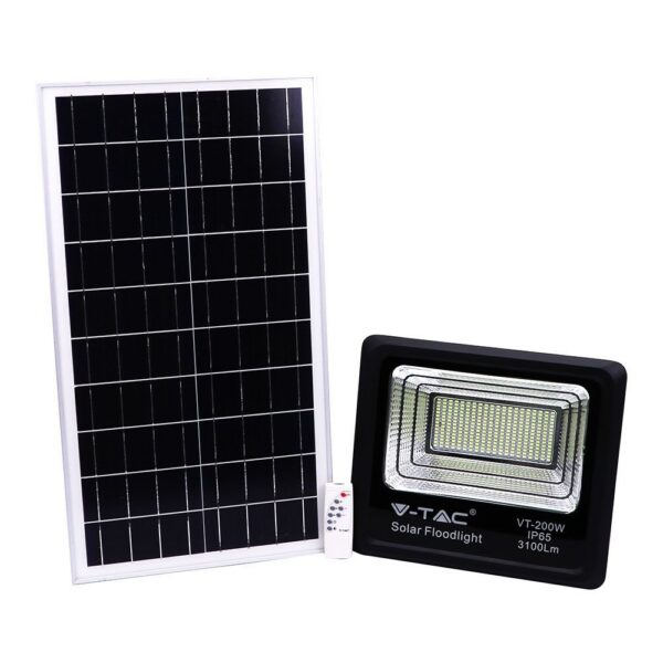 V-TAC LED reflektor 40W studená bílá solární